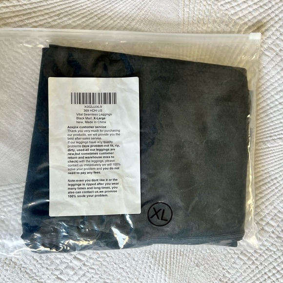 Vital Leggings, Black Marl Full Length - Picture 5 of 7